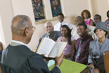 Group in prayer